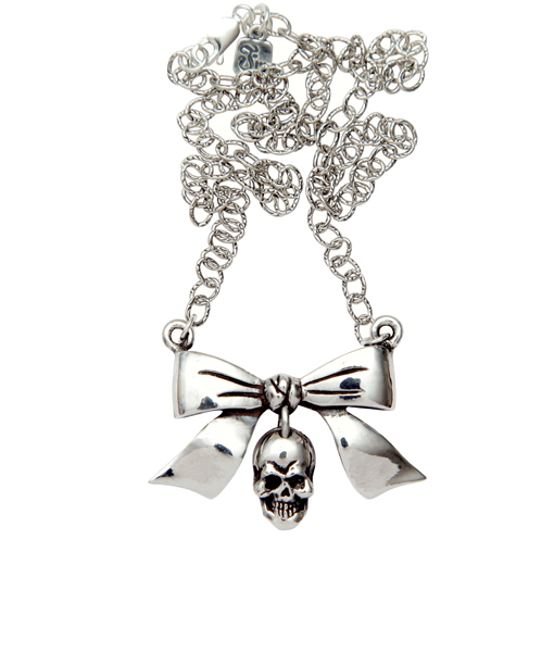 G4 N Bow With Dangle Skull
