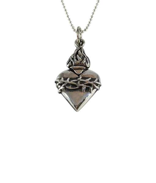 Pierce This 2 The Sacred Heart Pendant Necklace 