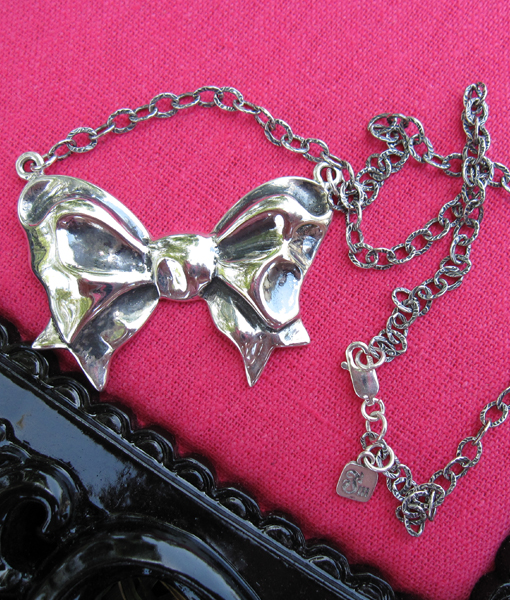 Tilda's Bow Diamond Necklace